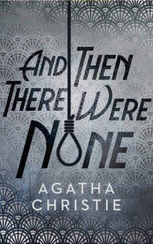 And then there were none by Agatha Christie book cover