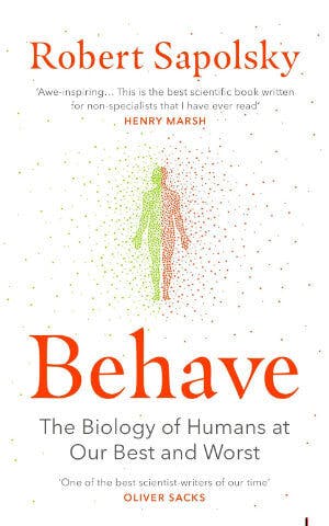 Behave by Robert M. Sapolsky book cover