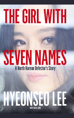 The Girl With Seven Names by Hyeonseo Lee book cover