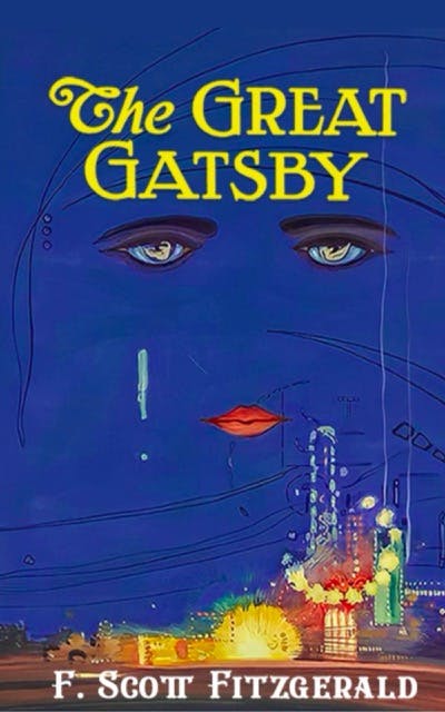 The Great Gatsby by F. Scott Fitzgerald book cover