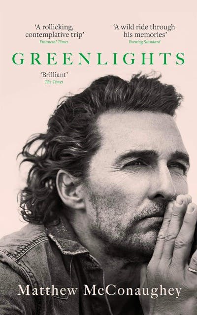 Greenlights by Matthew McConaughey book cover