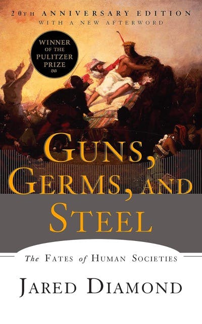 Guns, Germs, and Steel by Jared Diamond book cover