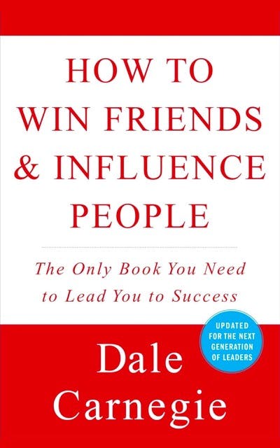 How to Win Friends and Influence People by Dale Carnegie book cover
