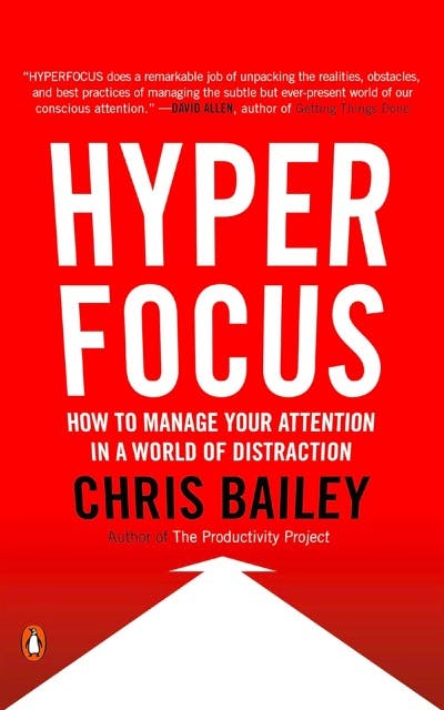 Hyperfocus by Chris Bailey book cover