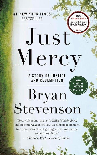 Just Mercy by Bryan Stevenson book cover