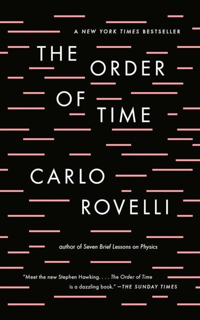 The Order of Time by Carlo Rovelli book cover