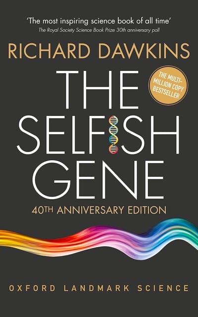 The Selfish Gene by Richard Dawkins book cover