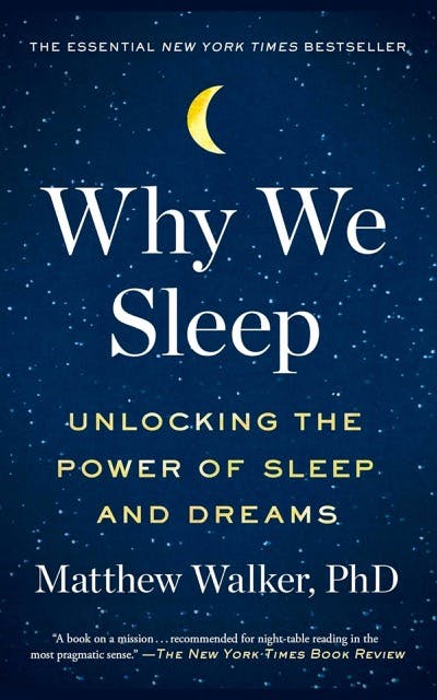 Why We Sleep? by Matthew Walker book cover